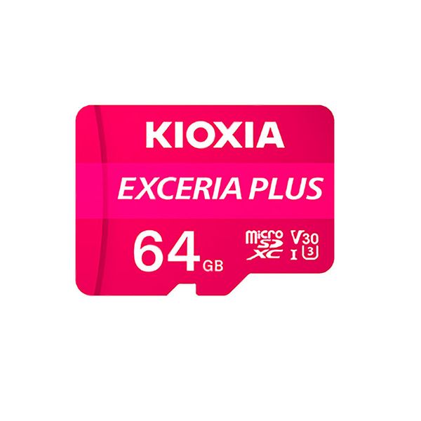کارت حافظه‌ microSDXC کیوکسیا مدل EXCERIA PLUS کلاس 10 استاندارد U3 سرعت 100MBps ظرفیت 64 گیگابایت
