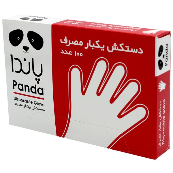دستکش یکبار مصرف پاندا مدل PND01 بسته 100 عددی 