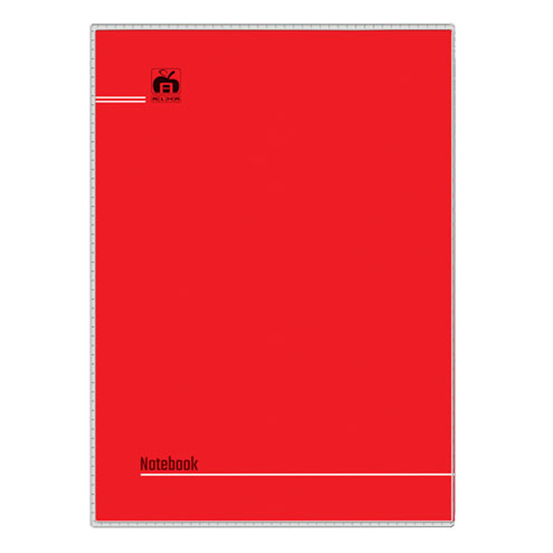 دفتر 60 برگ آلما طرح رنگی مدل جلد دار کد 1602