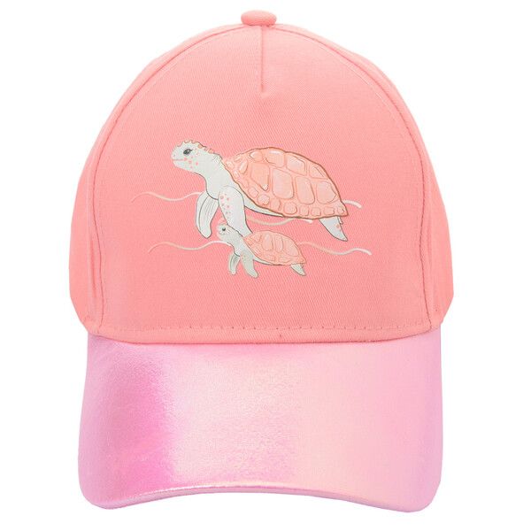 کلاه کپ دخترانه ارنستینگس فمیلی مدل تابستانه طرح لاکپشت