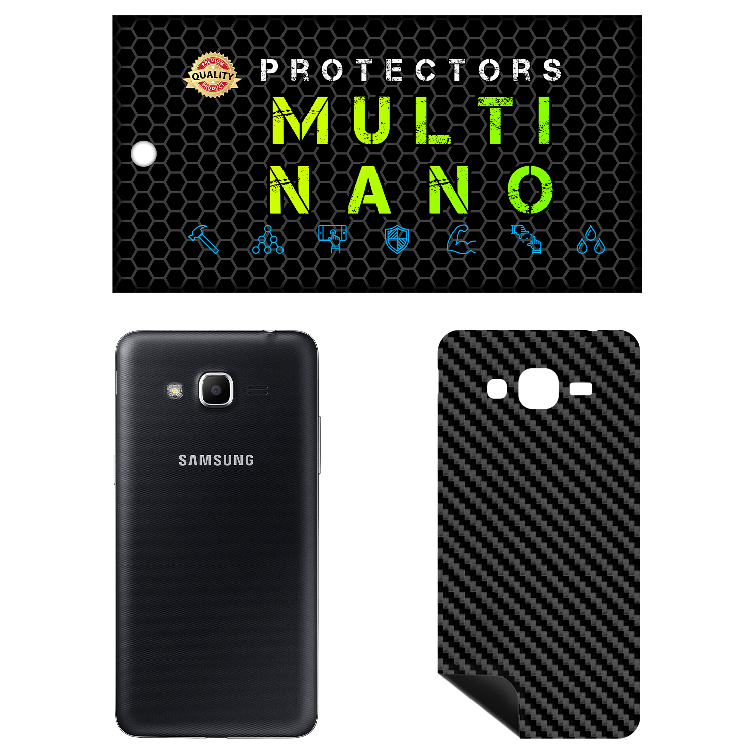 برچسب پوششی مولتی نانو مدل X-F1C مناسب برای گوشی موبایل سامسونگ Galaxy Grand Prime Plus