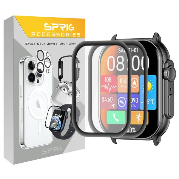 محافظ صفحه نمایش نانو اسپریگ مدل Pmma-SPG مناسب برای ساعت هوشمند ایمیکی SF1 / SF1E بسته دو عددی