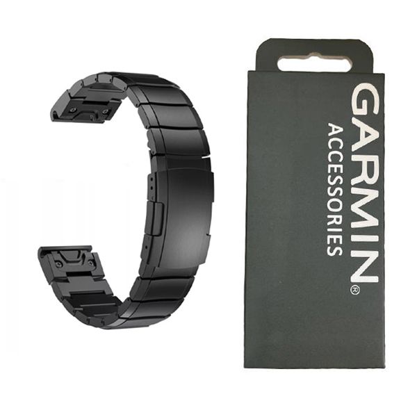 بند استیل گارمین مدل 315-0001-016 مناسب برای ساعت هوشمند گارمین fenix 6