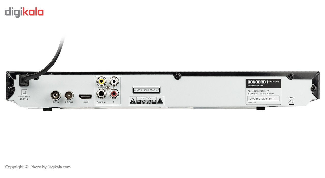 پخش کننده DVD کنکورد پلاس مدل DV-3650T2