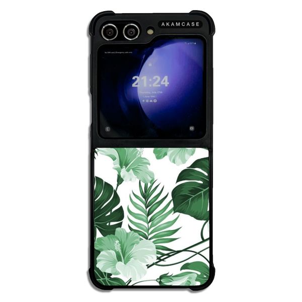 کاور آکام مدل AMCWSGZFLIP5-LEAVES10 مناسب برای گوشی موبایل سامسونگ Galaxy Z Flip 5