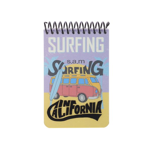 دفتر یادداشت 100 برگ سم مدل سه بعدی طرح Surfing