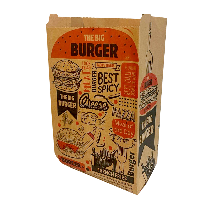 پاکت همبرگر مدل Big Burger بسته 20 عددی