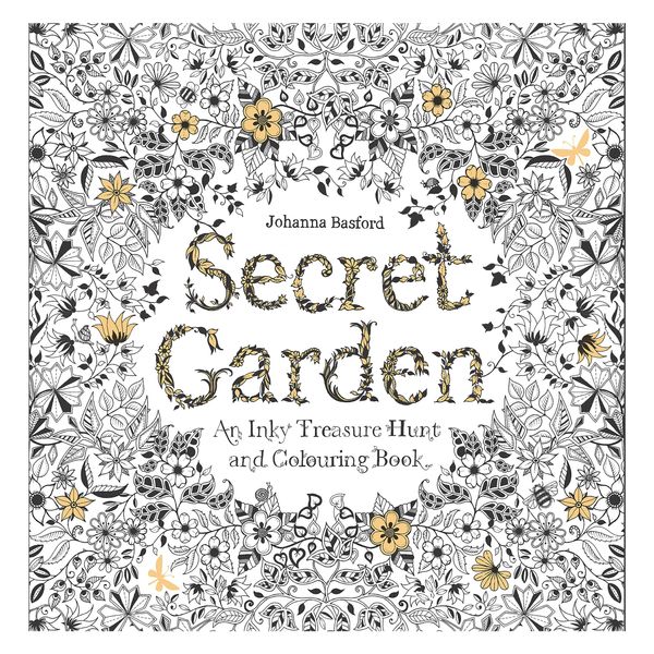 دفتر رنگ آمیزی مدل Secret Garden 