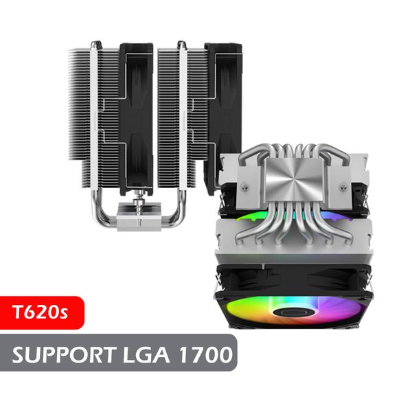 خنک کننده پردازنده کولر مستر مدل T620s ARGB LGA1700