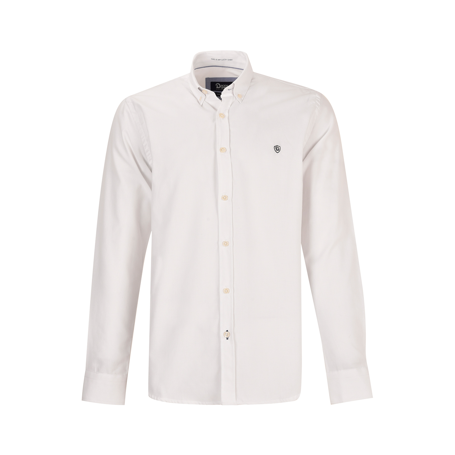 پیراهن آستین بلند مردانه بادی اسپینر مدل 1107 کد 1 رنگ سفید