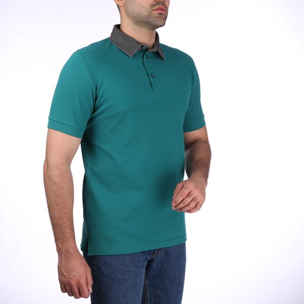 پولوشرت آستین کوتاه مردانه باینت مدل 226173004905 رنگ سبز