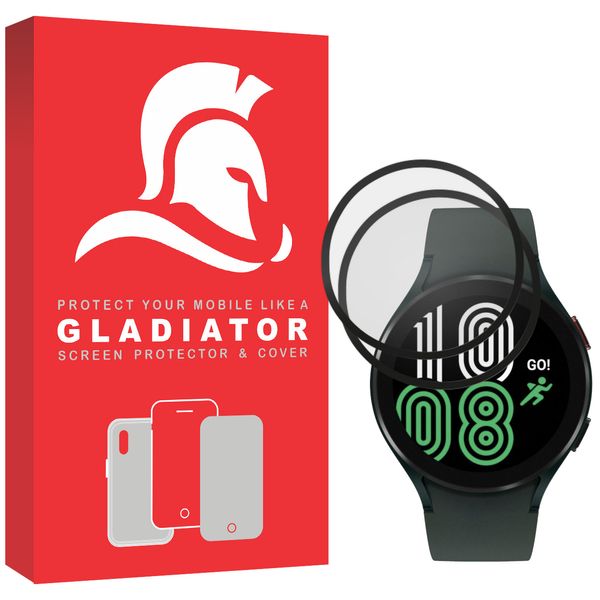  محافظ صفحه نمایش گلادیاتور مدل GWP2000 مناسب برای ساعت هوشمند سامسونگ Galaxy Watch 4 40mm بسته دو عددی