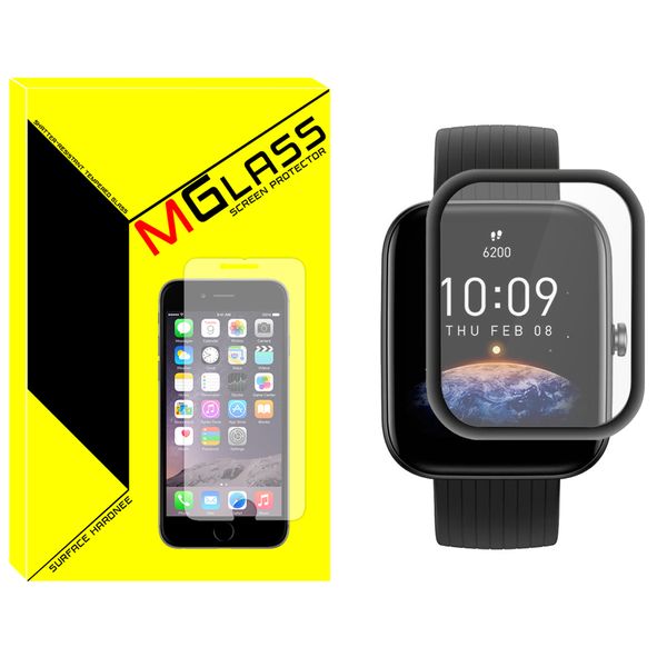محافظ صفحه نمایش نانو ام‌گلس مدل Pmma-MG مناسب برای ساعت هوشمند امیزفیت Bip 3 pro
