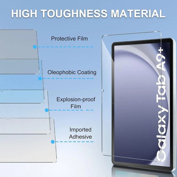 محافظ صفحه نمایش گاردتک مدل Glass_A9Plus مناسب برای تبلت سامسونگ Galaxy Tab A9 Plus X216