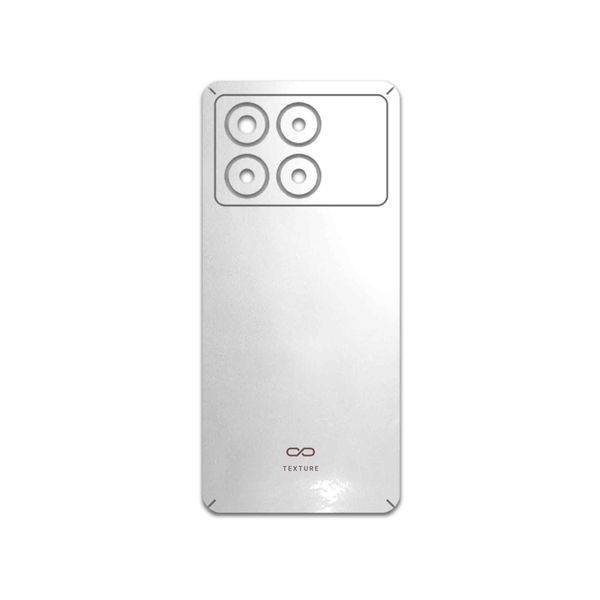 برچسب پوششی ماهوت مدل Metallic-White مناسب برای گوشی موبایل شیائومی Poco X6 Pro
