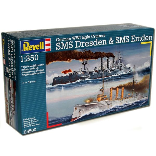 مدلسازی ریول مدل SMS Dresden And SMS Emden