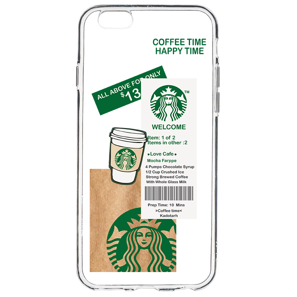 کاور طرح Starbucks مناسب برای گوشی موبایل اپل iPhone 6 / 6S