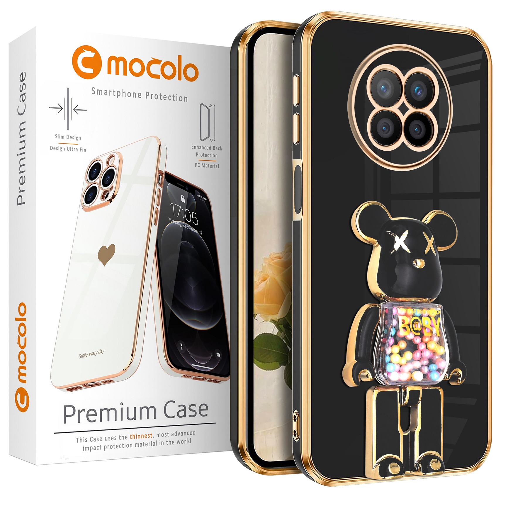 کاور موکولو مدل La Souris مناسب برای گوشی موبایل هوآوی Y9A به همراه پایه نگهدارنده