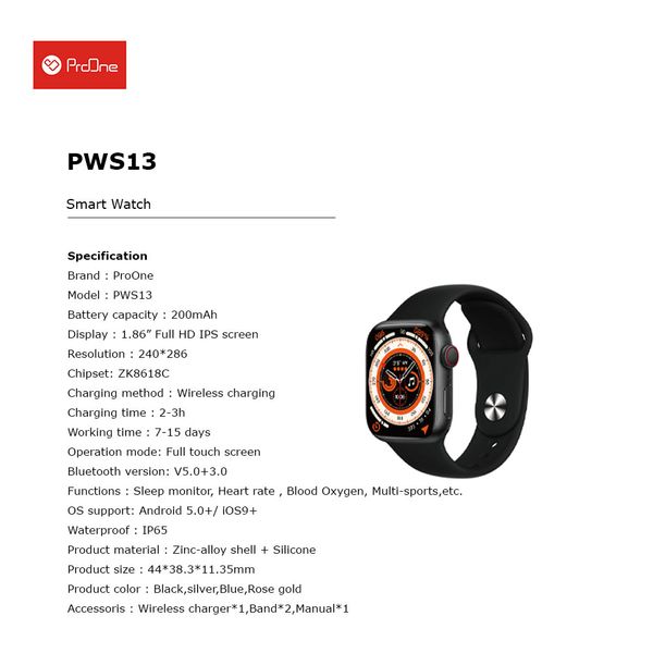 ساعت هوشمند پرووان مدل PWS13
