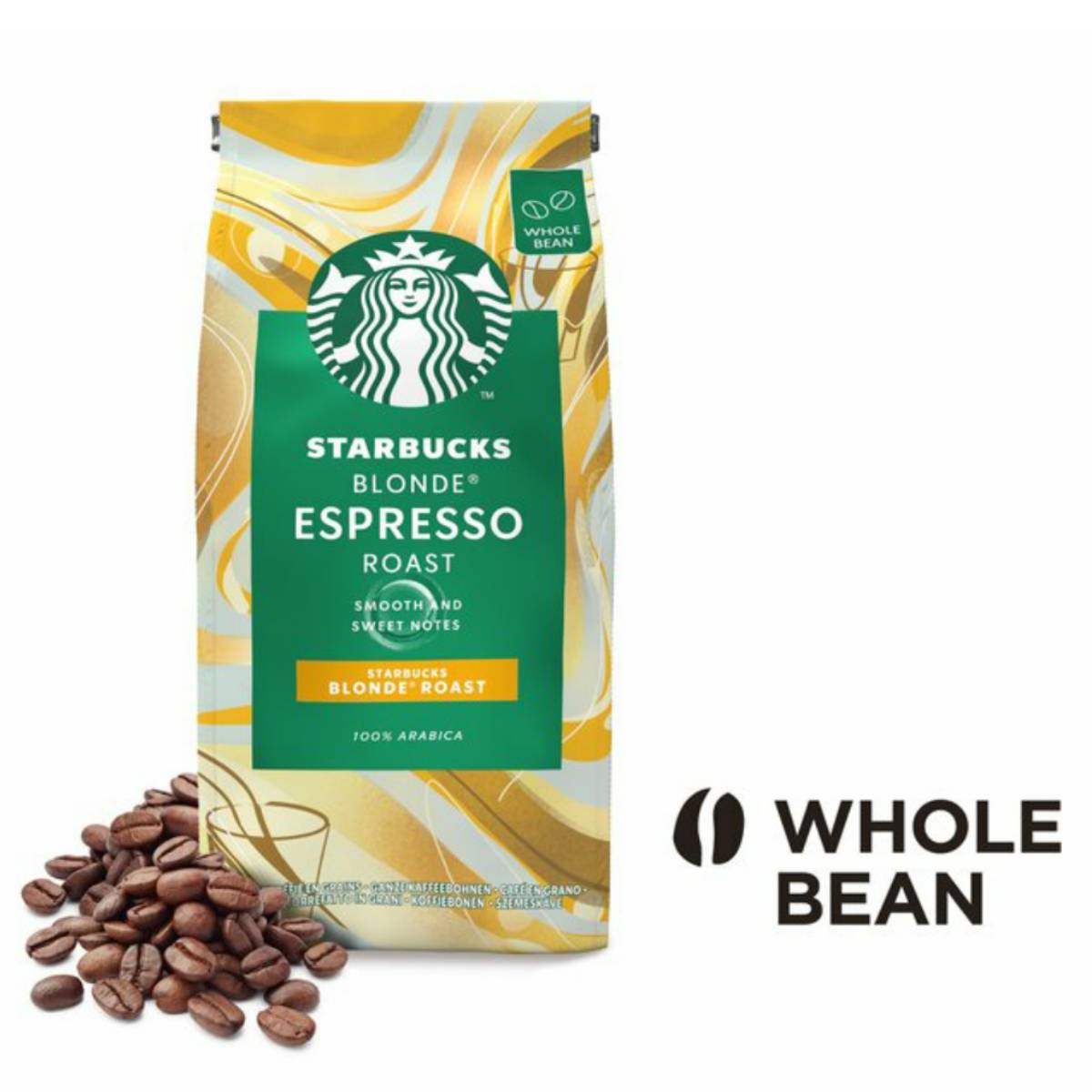 دانه قهوه اسپرسو بلوند استارباکس - ۲۰۰ گرم