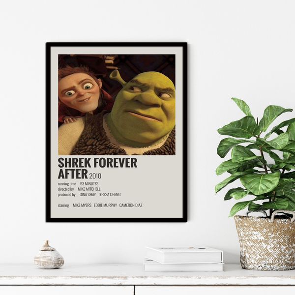 تابلو آتریسا طرح پوستر فیلم Shrek Forever After مدل ATM810
