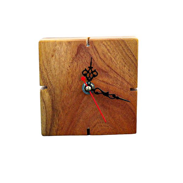 ساعت چوبی مدل رومیزی کد 1