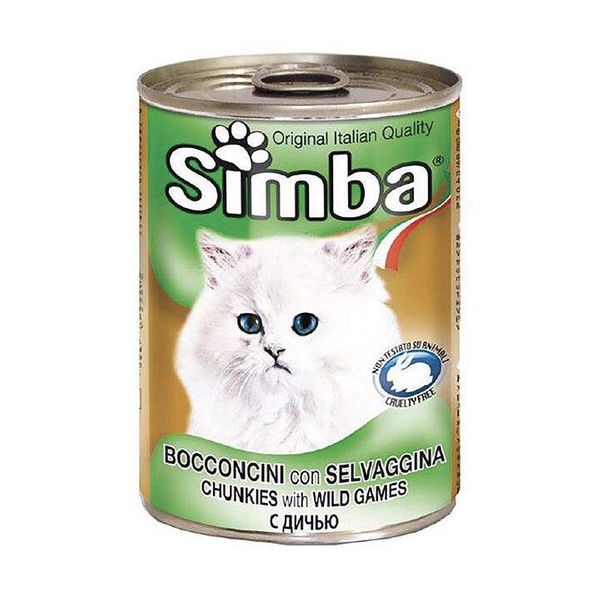کنسرو غذای گربه سیمبا مدل Bocconcini وزن ۴۱۵ گرم