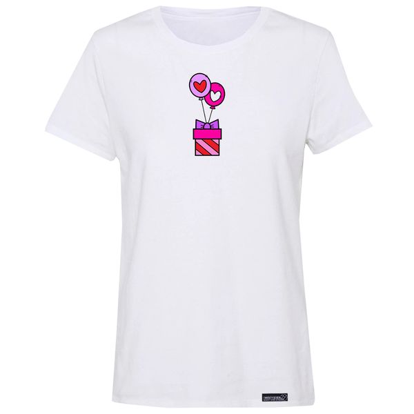 تی شرت آستین کوتاه زنانه 27 مدل Love Gift کد MH1809