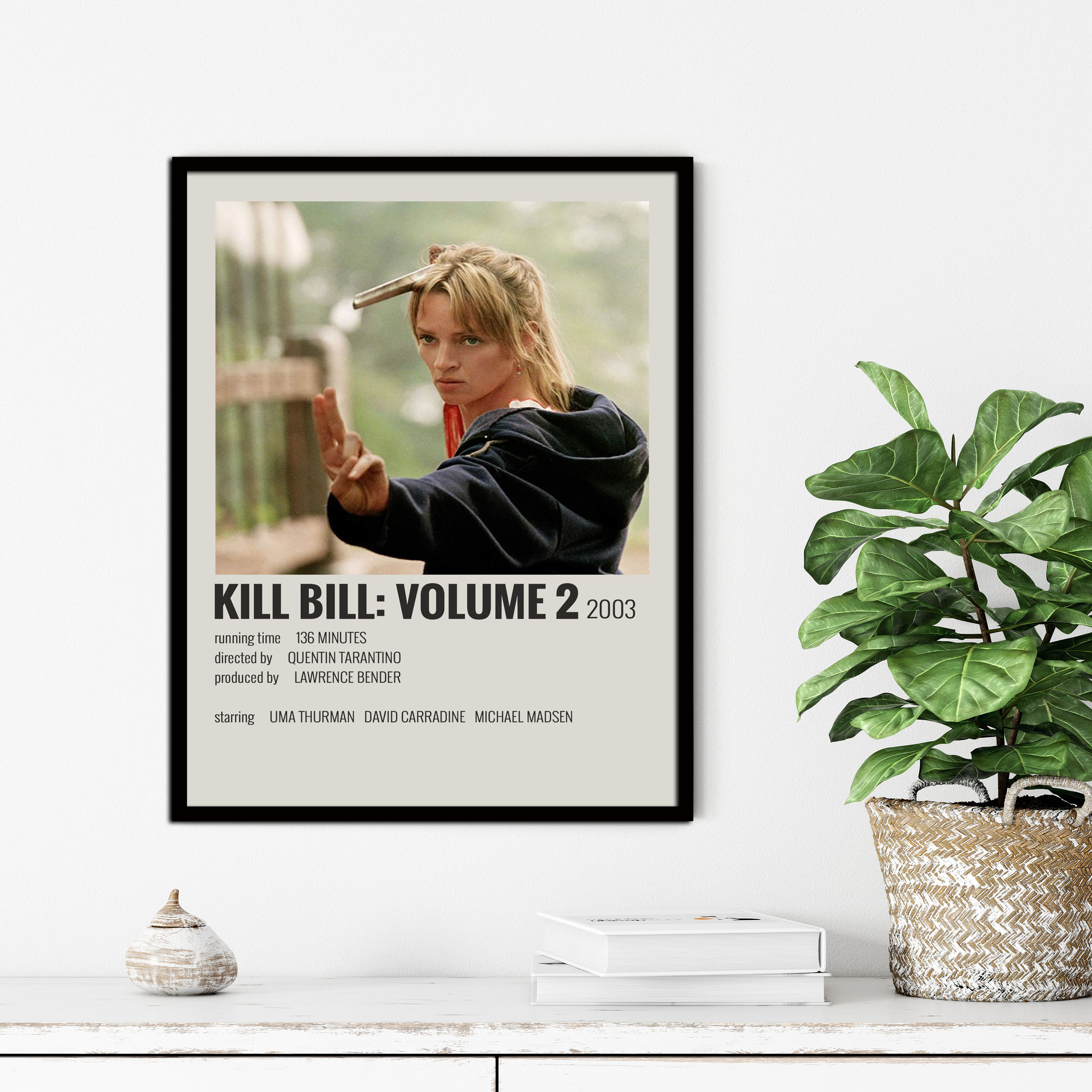تابلو آتریسا طرح پوستر فیلم Kill Bill: Volume 2 مدل ATM800