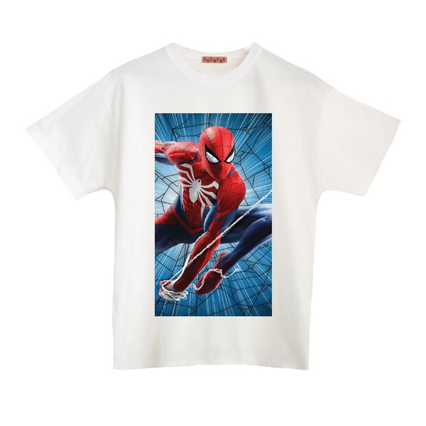 تی شرت آستین کوتاه پسرانه مدل مرد عنکبوتی