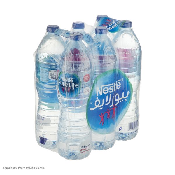 آب آشامیدنی نستله سری پیور لایف - 1.5 لیتر بسته 6 عددی
