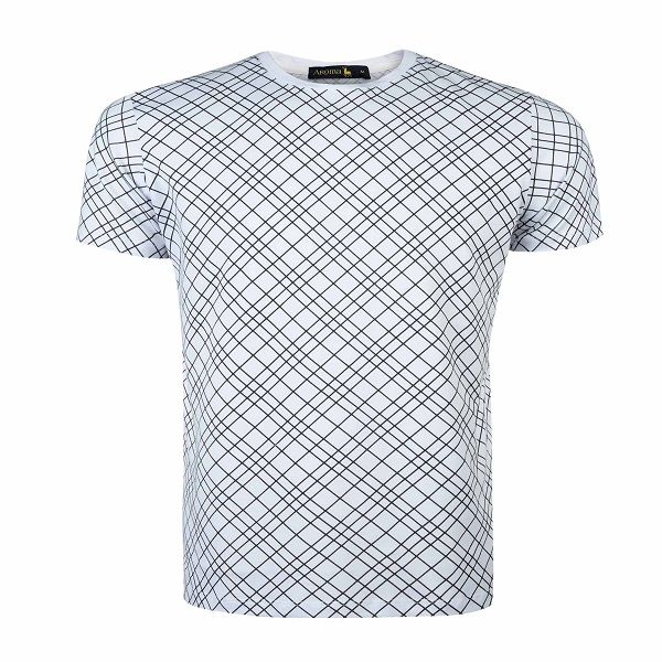 تی شرت آستین کوتاه مردانه آروما مدل 1010160501