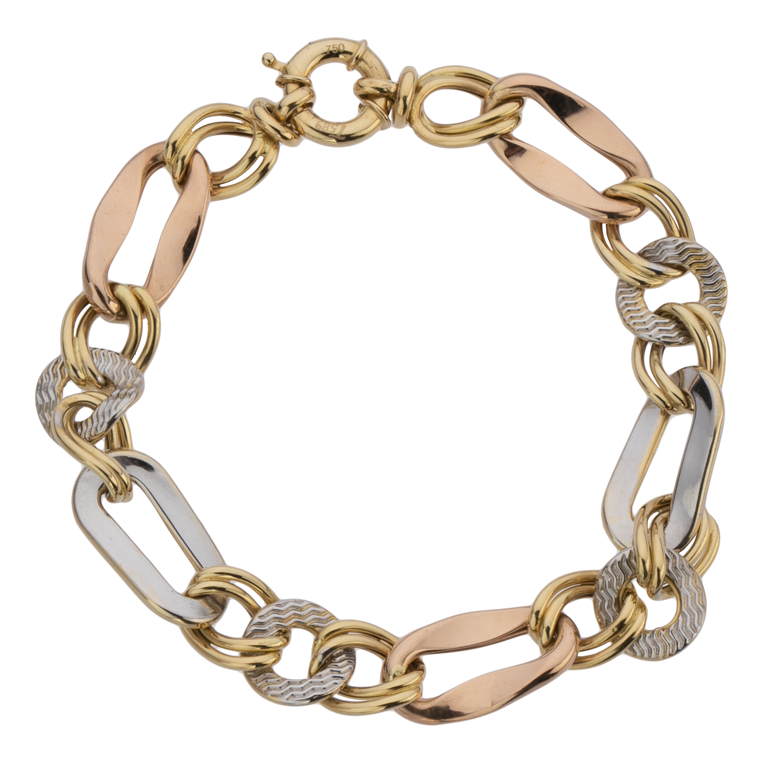دستبند طلا 18 عیار زنانه مایا ماهک مدل MB1668