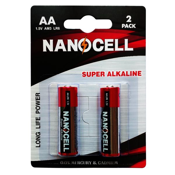 باتری قلمی نانوسل مدل ALK-2 بسته دو عددی