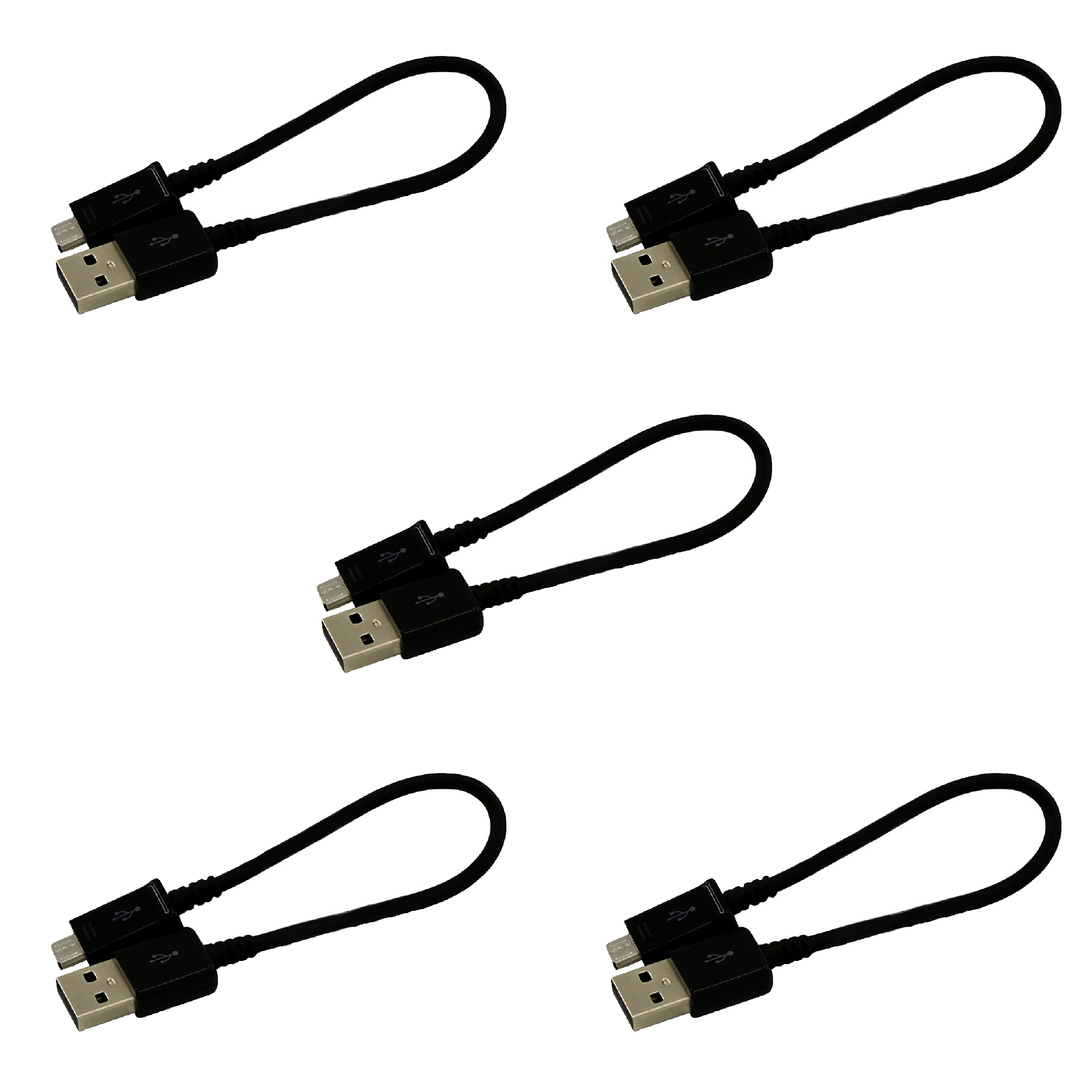 کابل تبدیل USB به microUSB کد 101 طول 0.2 متر بسته 5 عددی