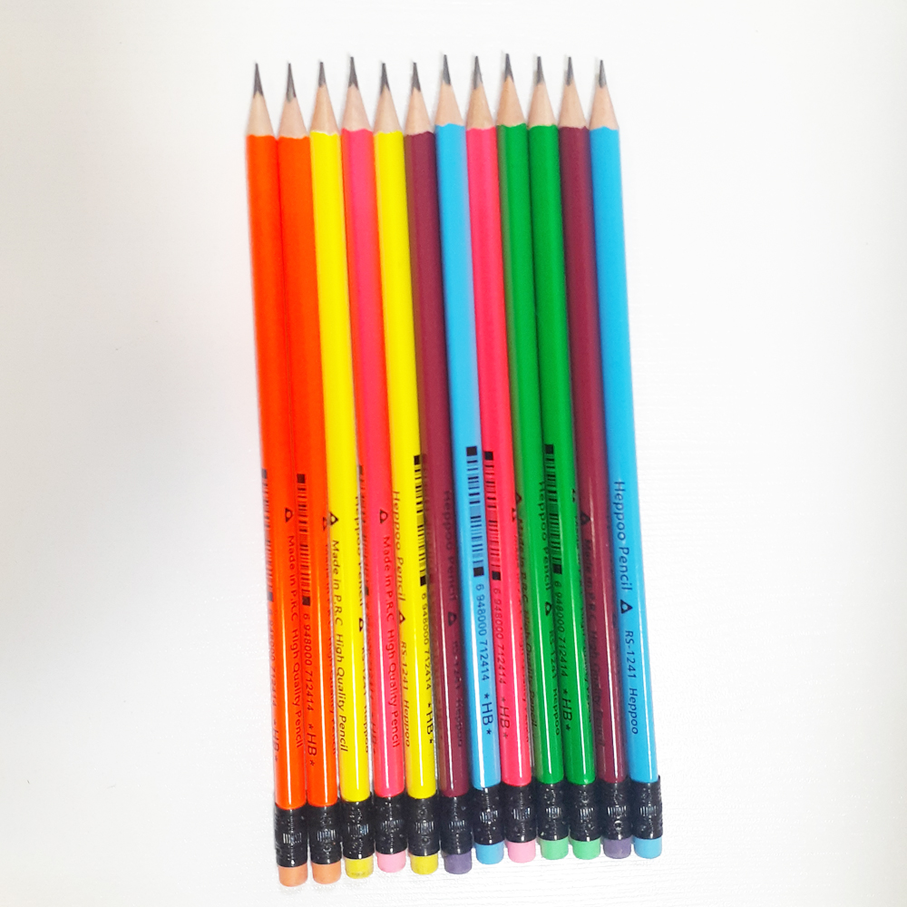 مداد رنگی هیپو مدل m07246 بسته 12 عددی