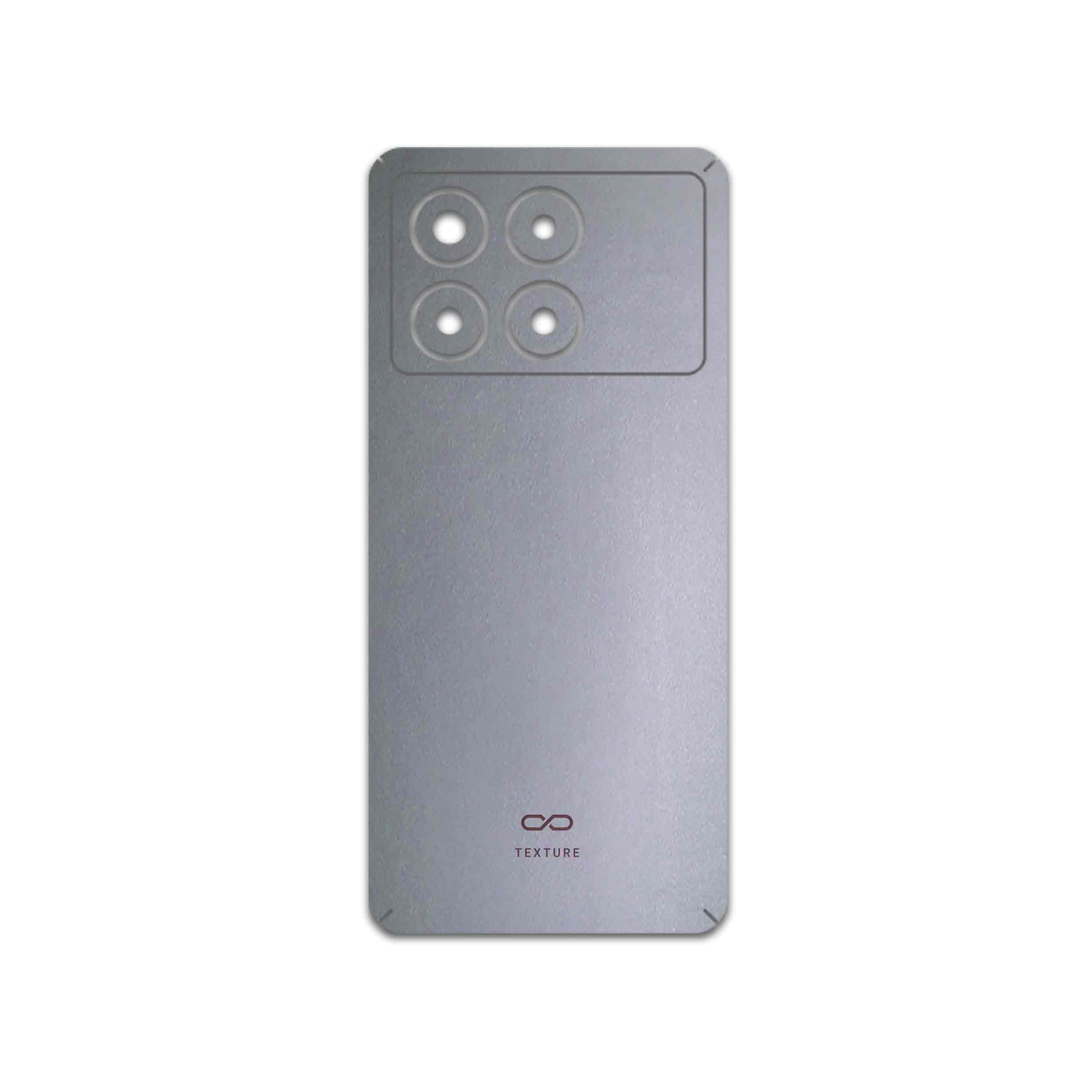 برچسب پوششی ماهوت مدل Matte-Silver مناسب برای گوشی موبایل شیائومی Poco X6 Pro