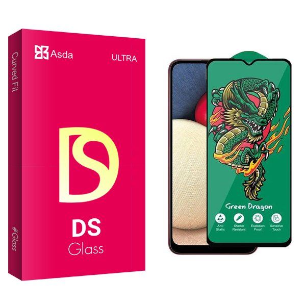 محافظ صفحه نمایش آسدا مدل DS Green_Dragon مناسب برای گوشی موبایل سامسونگ Galaxy A02s