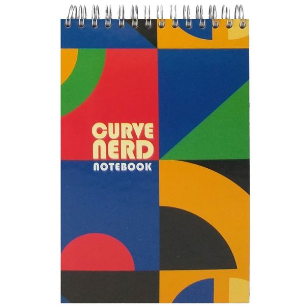 دفتر یادداشت 80 برگ پاپکو مدل curve nerd کد  611806 