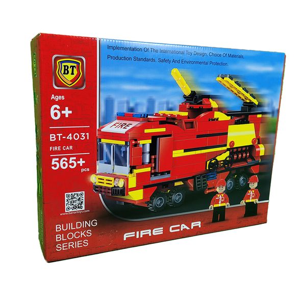 ساختنی بی تی مدل ماشین آتشنشانی 