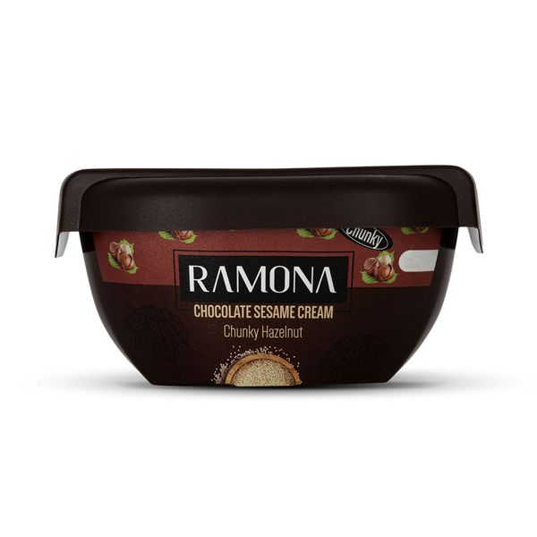 کرم کنجد شکلاتی با مغز فندق رامونا - 360 گرم