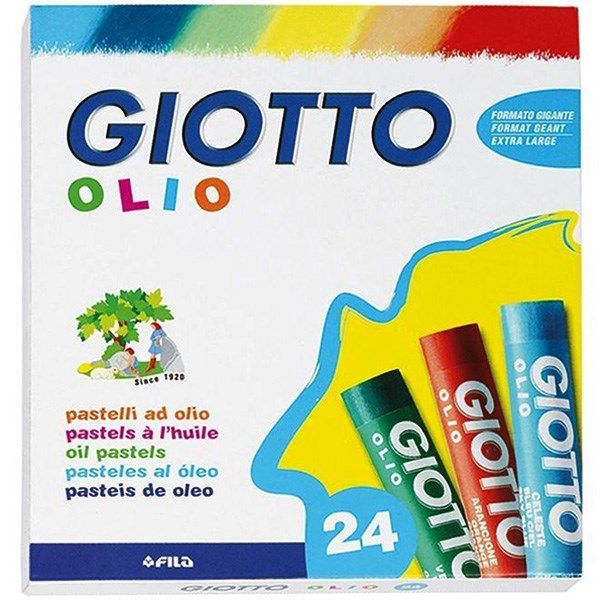 پاستل روغنی 24 رنگ جیوتو مدل Olio