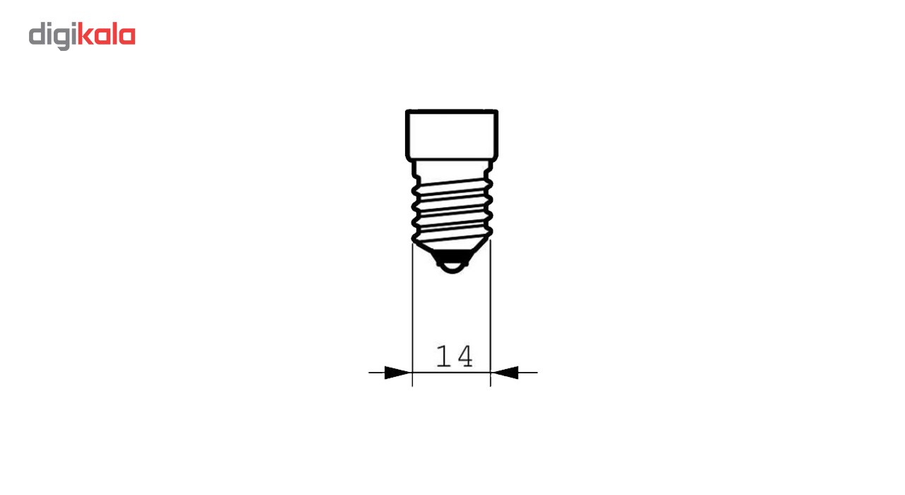 لامپ ال ای دی 7 وات دلتا مدل شمعی پایه E14 بسته 5 عددی