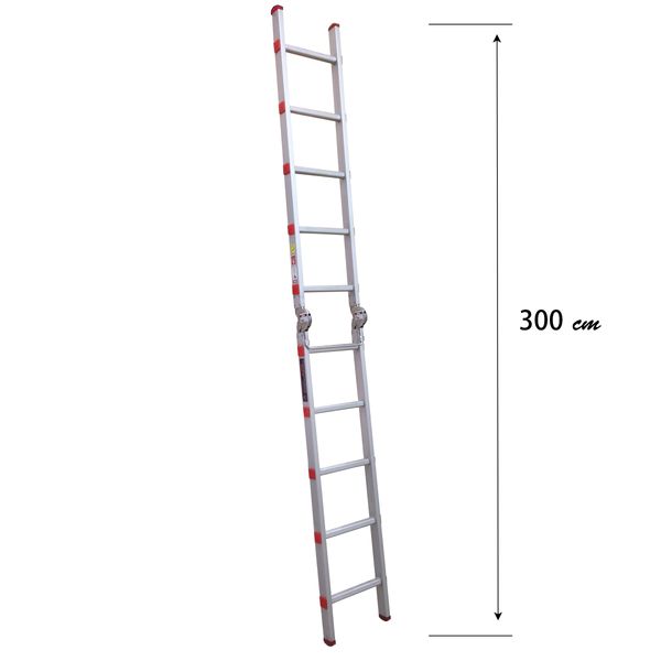 نردبان 10 پله آلوپات مدل چهارحالته کد 3m