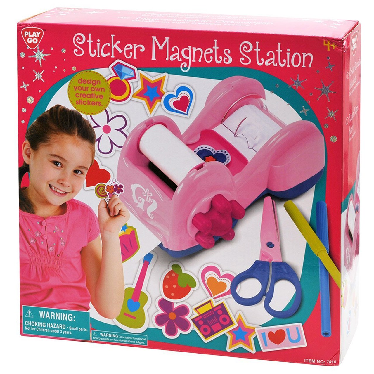 اسباب بازی آموزشی پلی‌گو مدل Sticker Magnets Station