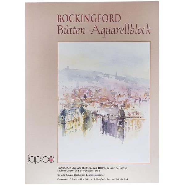 بلوک آبرنگ ژاپیکو مدل Bockingford - سایز 42 × 56 سانتی متر