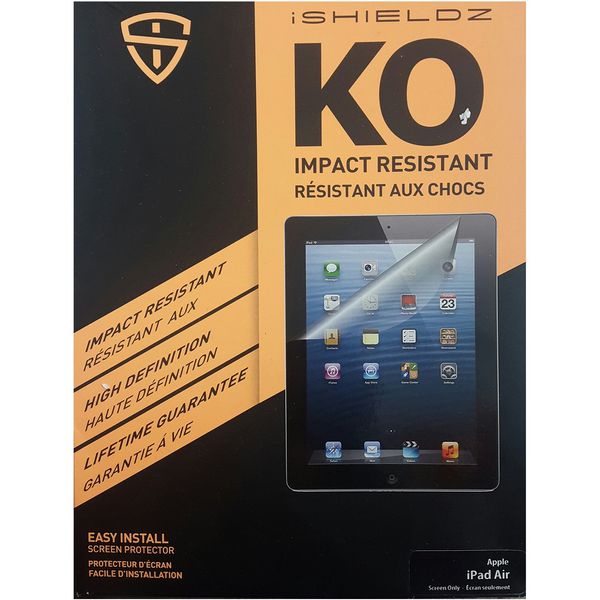 محافظ صفحه نمایش آی شیلدز مدل Impact Resistant KO مناسب برای تبلت آی پد ایر