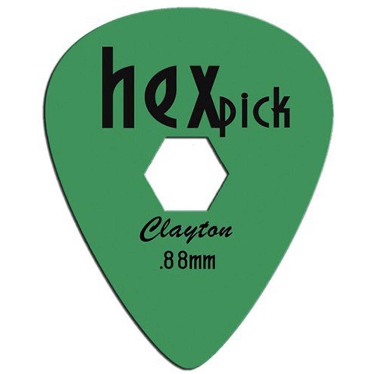 پیک گیتار الکتریک کلایتون مدل 0.88 میلی‌متری HexPick بسته‌ دوازده عددی