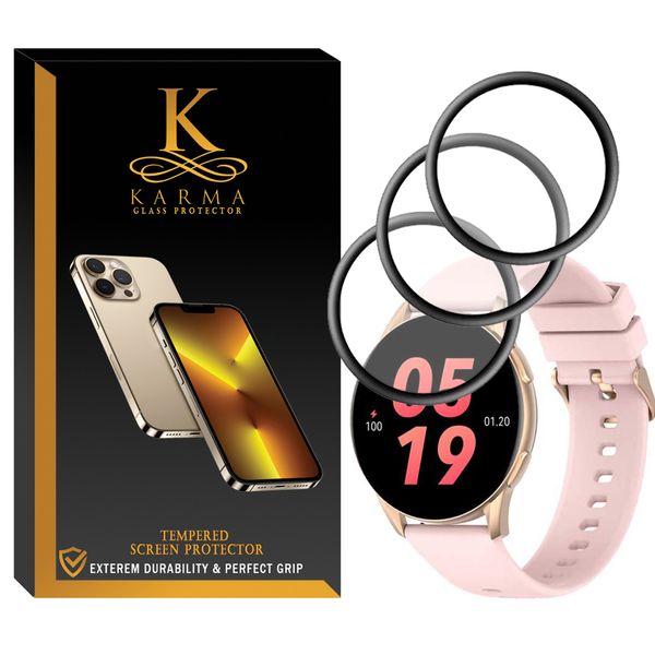 محافظ صفحه نمایش کارما مدل KA-PM مناسب برای ساعت هوشمند کیسلکت Kieslect L11 Pro بسته سه عددی