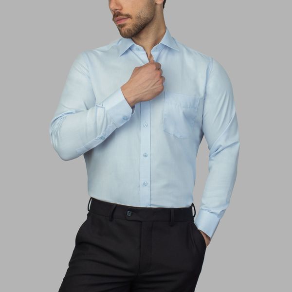 پیراهن آستین بلند مردانه مدل جودون آکسفورد 114